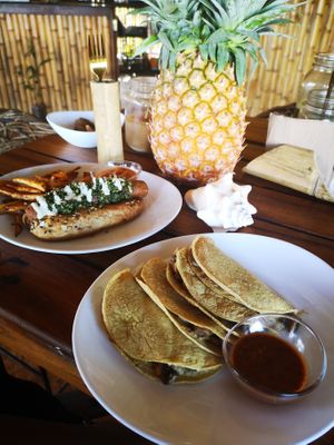 Champignon-Quesadillas at Tierra Verde in Mahahual