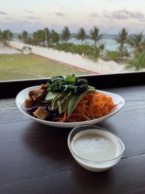 Delicious bowl with marinated tofu😍 at Tierra Verde in Mahahual