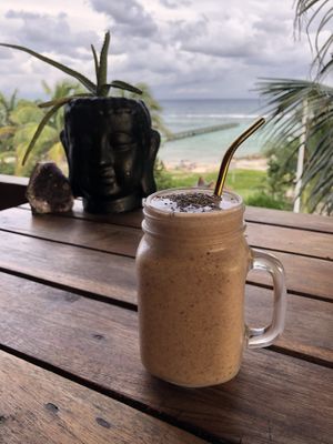 Smoothie auch mega gut!   at Tierra Verde in Mahahual