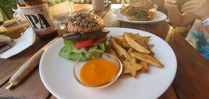 Amazing Tierra Verde Burger at Tierra Verde in Mahahual
