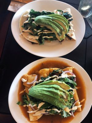 enchiladas, quesadillas at Tierra Verde in Mahahual