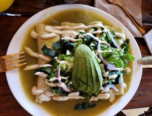 Green Enchiladas at Tierra Verde in Mahahual
