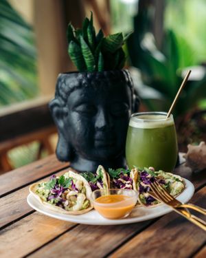 Cauliflower Tacos at Tierra Verde in Mahahual
