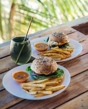 2 Burger Options at Tierra Verde in Mahahual