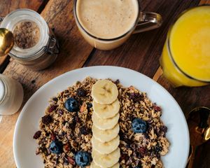 Crunchy Granola for Breakfast  at Tierra Verde in Mahahual