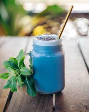 Lavender Moon Milk at Tierra Verde in Mahahual