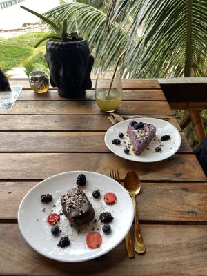 Brownie & Cheese Cake  at Tierra Verde in Mahahual