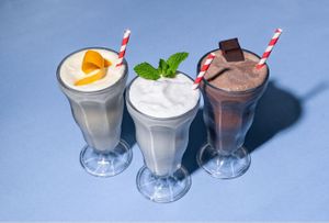 Lots of shakes to choose from!  at Burger Tree in Toronto