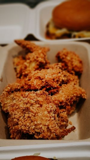 Chickn fingers. MIND BLOWING at Burger Tree in Toronto