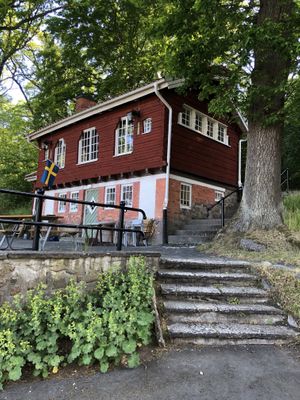 A paradise in the mountains of the small town Huskvarna  at Kafe Stadsparken Huskvarna in Jonkoping