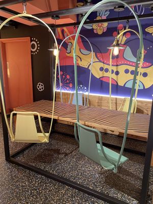 Swings! at Flower Burger in London