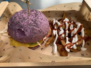   at Flower Burger in London