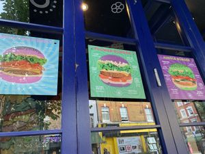   at Flower Burger in London