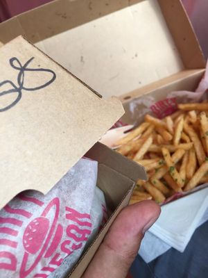 Garlic Fries. Delicious!!! at Dirty V - Bergen in Bergen