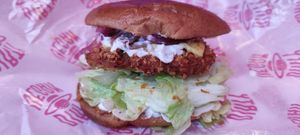 Garlicious burger. So delicious! at Dirty V - Bergen in Bergen