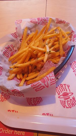 Garlic Butter Fries at Dirty V - Bergen in Bergen