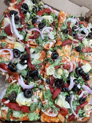 Herbivore pizza  at Wildwood Pizza in Punta Gorda
