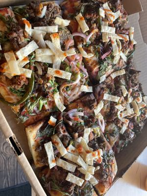 Vegan Jackie Chan  at Wildwood Pizza in Punta Gorda