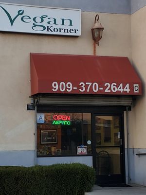 Must eat here! Awesome 👌 at Vegan Korner in Grand Terrace