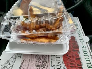 Packaged and good to go at Vegan Korner in Grand Terrace