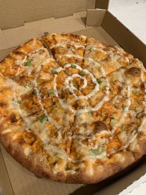 Buffalo chiken ranch pizza   at Vegan Korner in Grand Terrace
