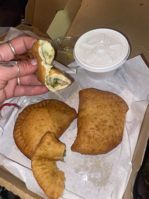 Jalepeno poppers - spicy!!  at Vegan Korner in Grand Terrace