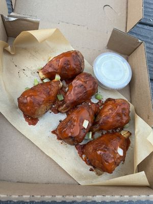 Buffalo wings   at Vegan Korner in Grand Terrace