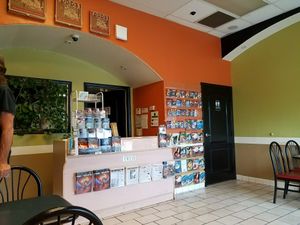 A colorful and delicious smell as you walk into the restaurant  at Vegan Korner in Grand Terrace