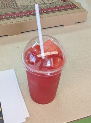 Agua fresca at Vegan Korner in Grand Terrace