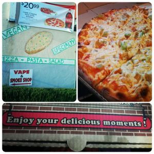 Buffalo ranch pizza at Vegan Korner in Grand Terrace