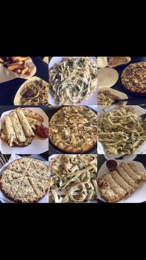 Collage of deliciousness!! 😍👌🏻🤤 at Vegan Korner in Grand Terrace