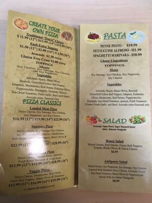 Menu 2 at Vegan Korner in Grand Terrace