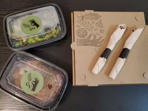 Delivery at Ciao Verde Italia in West Los Angeles