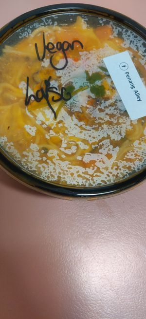 Kari vegetables laksa at Penang Alley in Warrnambool