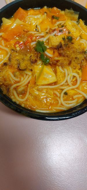 Kari vegetables laksa at Penang Alley in Warrnambool