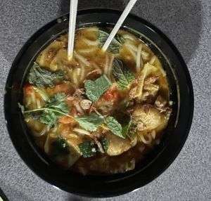 Vegan Laksa  at Penang Alley in Warrnambool