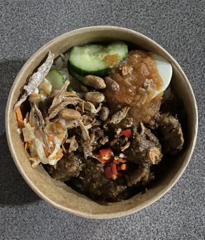 Rendang Beef  at Penang Alley in Warrnambool