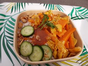 Rice dish at Penang Alley in Warrnambool