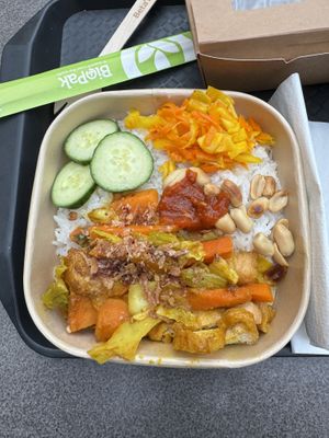 Nasi Lemak  at Penang Alley in Warrnambool