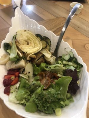 Dragon bowl with roasted veg😄 at Farmacy+Fermentary in Charlottetown