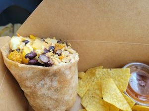 Breakfast burrito at Farmacy+Fermentary in Charlottetown