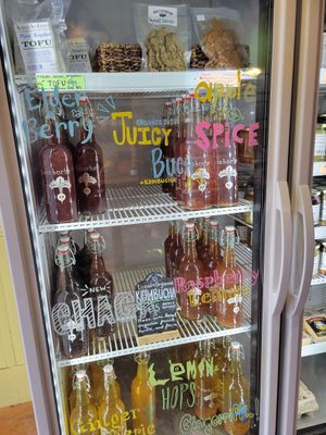 Wide variety of tasty kombucha at Farmacy+Fermentary in Charlottetown