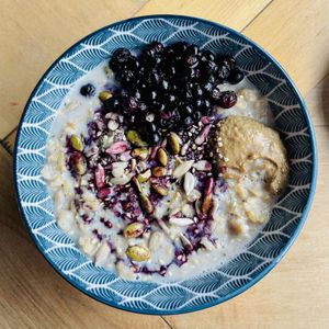 Whole oats hot cereal  at Farmacy+Fermentary in Charlottetown