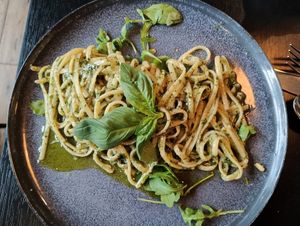 Pasta pesto at Bono & Vers in Leiden