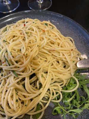 Pasta aglio olio e peperoncino  at Bono & Vers in Leiden