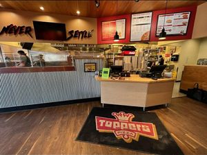 Counter at Toppers Pizza in Sioux Falls