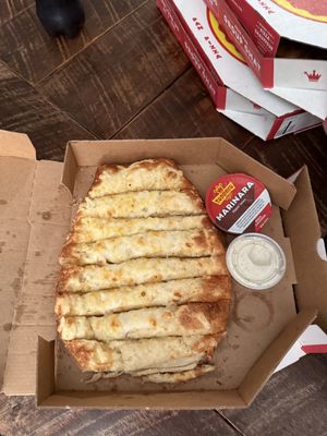 Veganstix  at Toppers Pizza in Sioux Falls