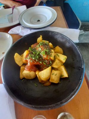 papas at Caffe Lunatico in Cartagena