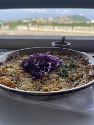 Vegan Paella   at Caffe Lunatico in Cartagena