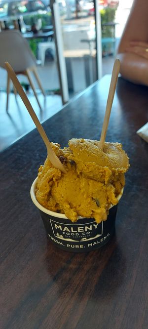Vegan salted caramel ice cream, Billy Van brand at Soul Harvest Wholefoods in Margate